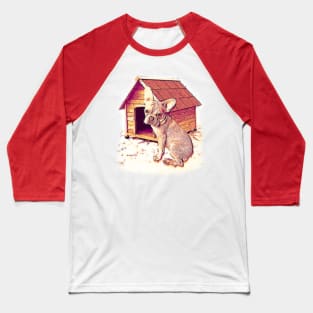 Adorable French Bulldog Baseball T-Shirt